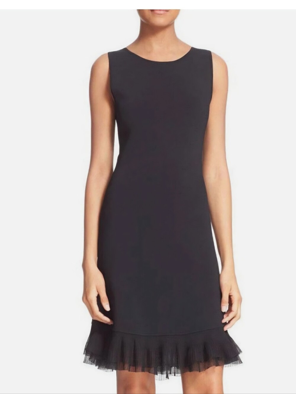 Theory Torylevina Lustrate Ruffled Hem Dress